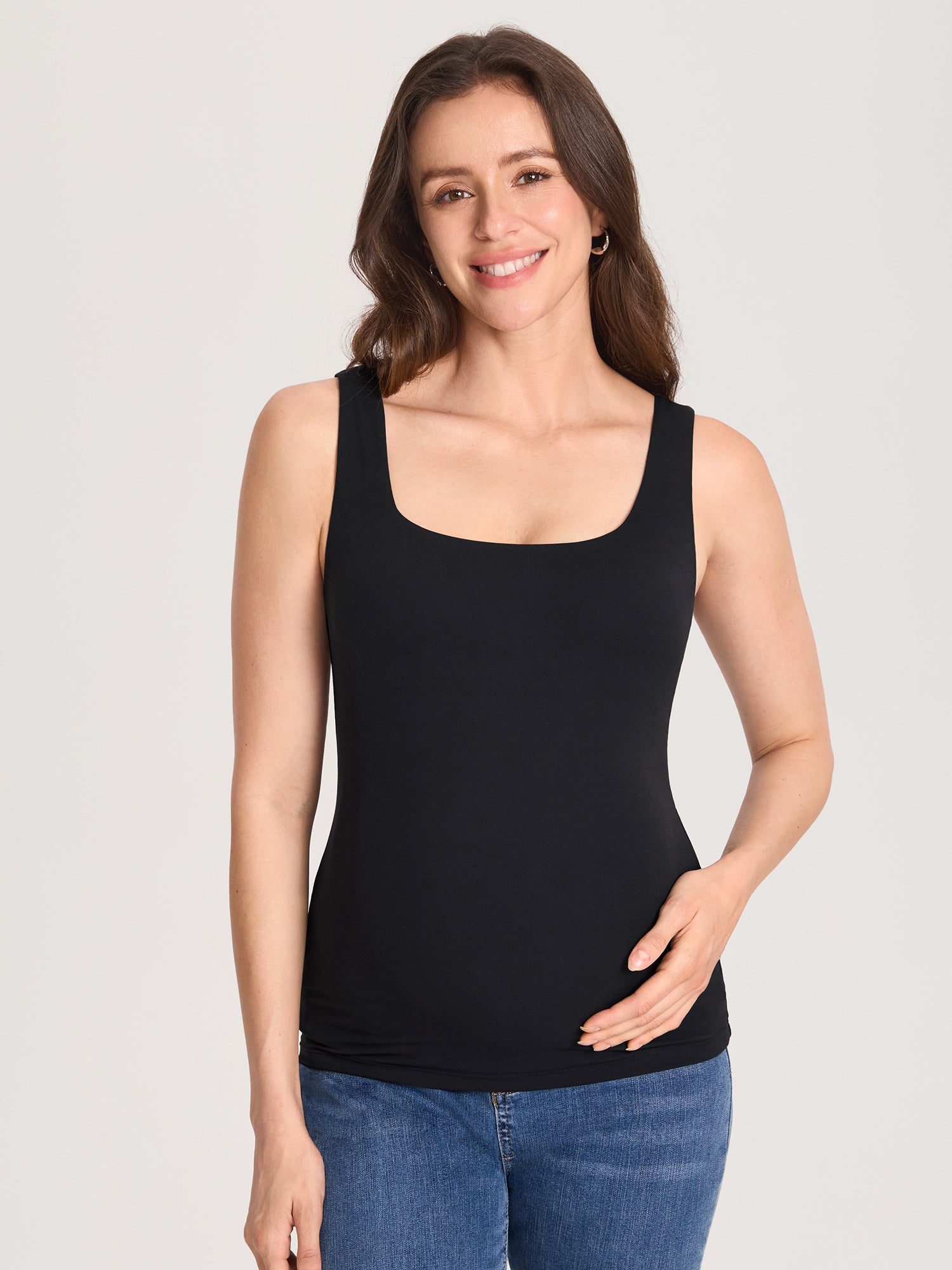 Airsofta Fixed Cup Maternity Tank Top