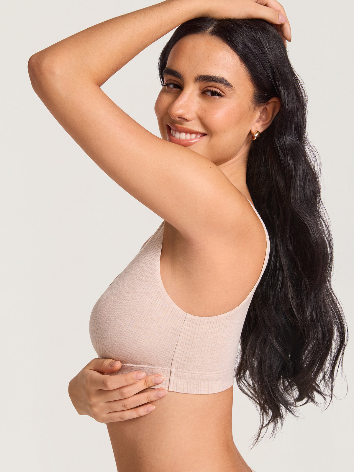 Naturveil Modal Ribbed Crossover Nursing Bra