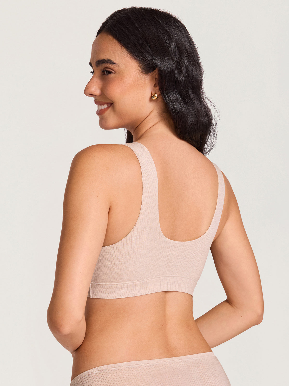 Naturveil Modal Ribbed Crossover Nursing Bra