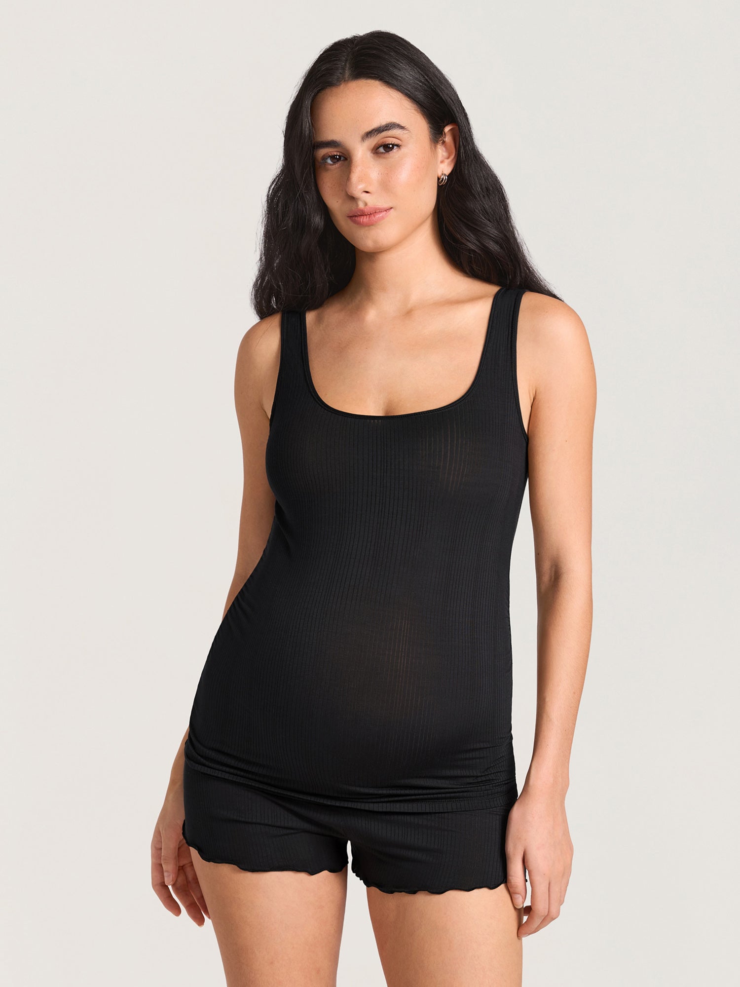 Naturveil Modal Ribbed Maternity Lounge Tank